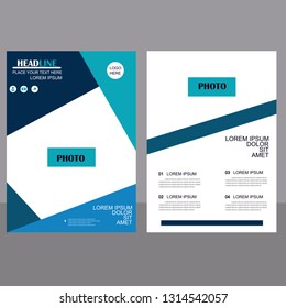 Flyer template for building construction