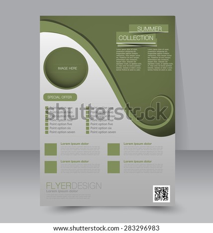 flyer template business brochure editable a 4 stock vector royalty editable flyer