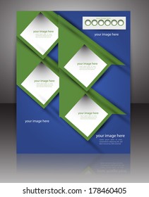 flyer template business vector design