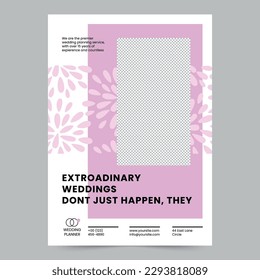 Flyer Template. A clean, modern, and high-quality design of Flyer vector design. Editable and customize template flyer