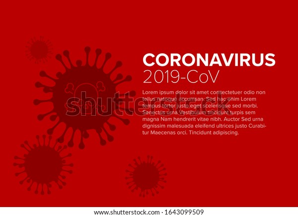 Flugblatt Vorlage Mit Coronavirus Informationen Stock Vektorgrafik Lizenzfrei