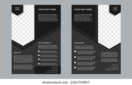 flyer template for corporate and business. flyer template