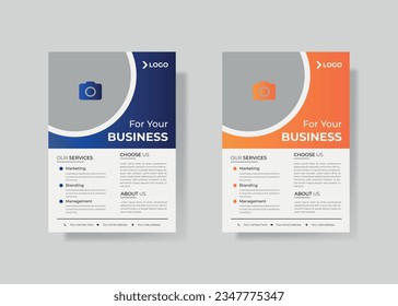 flyer template, creative Professional modern simple unique minimalist school hospital medical new elegant vector illustrator and clean flyer design print template.
