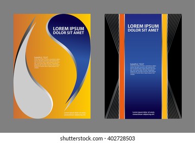 Flyer template design
