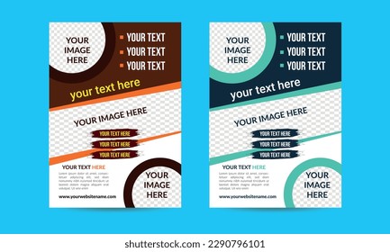 Flyer template design in A4 size can be adapted to brochures, annual reports, magazines, posters, corporate presentations, and portfolios.