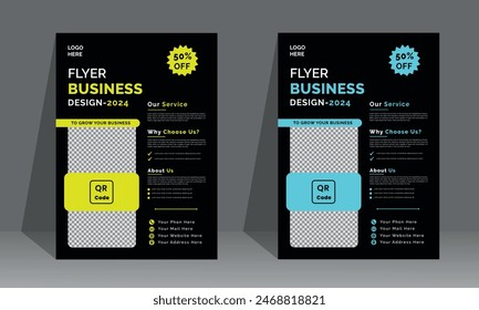 flyer template design advertise, publication, cover page website banner template.	