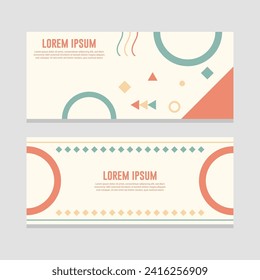 Flyer template. Design for a business, education, advertisement brochure. Banner template. Vector illustration