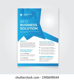 flyer template design for company