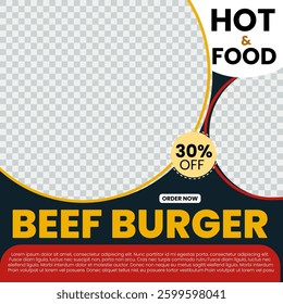 Flyer Template Design For Fast Food