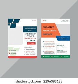 Muster für Flyer für die Vermarktung