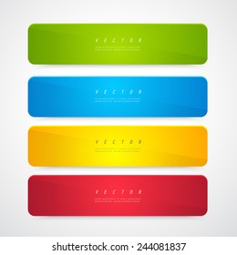 Flyer template header design. Banner design templates collection 