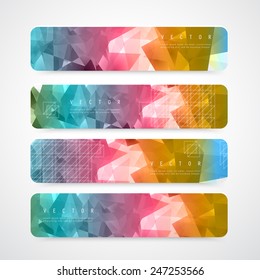 Flyer template header design. Banner design templates collection 