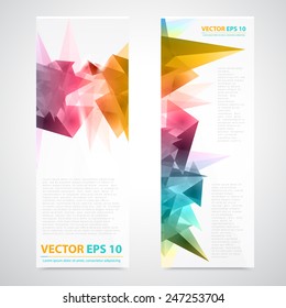 Flyer template header design. Banner design templates collection 