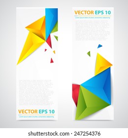 Flyer template header design. Banner design templates collection 