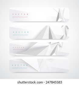 Flyer template header design. Banner design templates collection 
