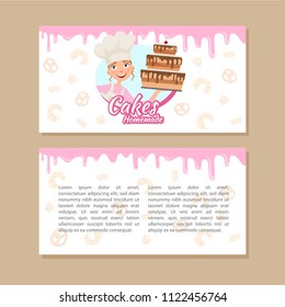 
Flyer template for a home bakery