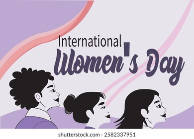 Flyer template for international women's day 