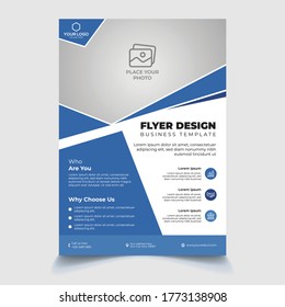 Muster-Layout, Cover-Design-Flyer oder Bücher in A4- und Stationery-Vectordesign-Vorlage