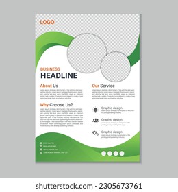 flyer template layout, Flyer cover design, Annual report, Corporate presentation, Digital marketing flyer, Business brochure template design with mockup