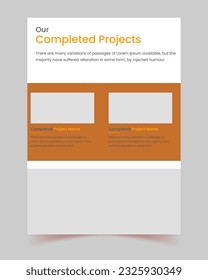 flyer, template layout design with cover page for company profile, brochures, presentations, a4, cover, magazine, leaflet, annual report, company profile, book