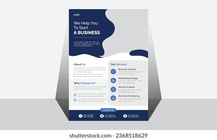 Flyer template layout design, creative professional, business flyer, corporate banners and leaflets. Business brochure flyer design layout template. Corporate business flyer template design layout vec