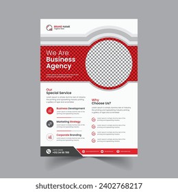 The Flyer Template is made in Adobe Illustrator format. This Template is best suitable for your Business. Creative Business Agency Flyer Design.