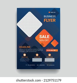 plantilla de volante para promoción de ventas con imágenes de productos de ejemplo, para tamaño de papel A4