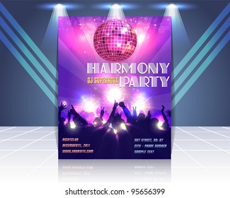 Flyer template vector