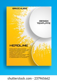 Flyer Templates. Brochure Design . Abstract Modern Background .
