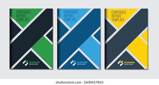 Flyer templates for a business, Different Geometric shape in different colors for trade shows, conferences, networking events, community gatherings, consultants, contractors, cleaning services etc.