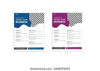 A flyer is a type of promotional material that's printed on a sheet of paper.