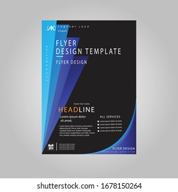 Diseño de plantilla de publicidad vectorial de volante