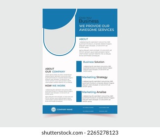 flyer vector design grow your business plan