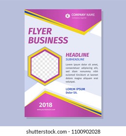 FLYER VECTOR DESIGN TEMPLATE