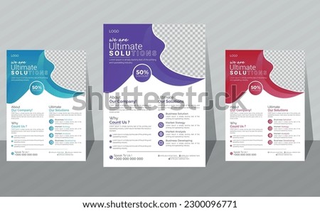  Flyer Vector illustration Modern Flyer Simple and creative Flayer clean and modern and abstract design template vector formal and unique design Flayer layout Business Layout