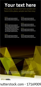 Flyer vector template