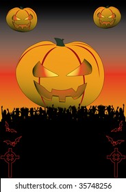 Flyer for your halloween party or fest