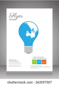 flyer,brochure template. vector