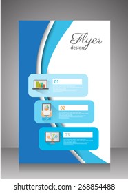 flyer,brochure template. vector