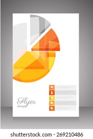 flyer,brochure template. vector