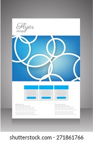 flyer,brochure template. vector