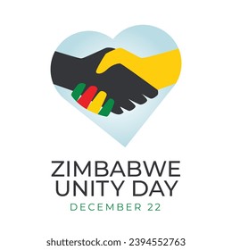 Flyers commemorating Zimbabwe Unity Day or its associated events can feature vector pictures concerning the holiday. design of flyers, celebratory materials.