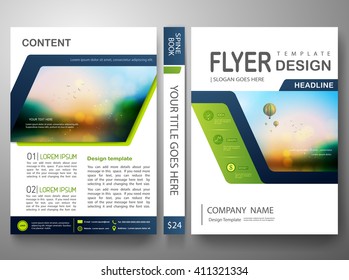 Flyers design template vector. Brochure report business magazine poster. Cover book portfolio presentation and abstract blue shape. Layout in a4 size.