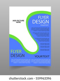 Flyers design template vector. Brochure report business magazine poster. Can be use for publishing, print and presentation. Vector. Eps 10