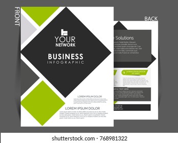 Flyers design template vector. Brochure report business magazine poster. Cover book minimal portfolio presentation and abstract design.