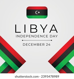 Flyers honoring Libya Independence Day or promoting associated events can include vector images concerning the holiday. design of flyers, celebratory materials.