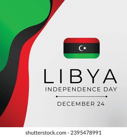 Flyers honoring Libya Independence Day or promoting associated events can include vector images concerning the holiday. design of flyers, celebratory materials.