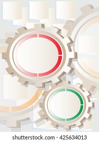 Flyers layout abstraction, abstract presentation templates, design brochure template, annual report cover design for books, gear, infographic, vector