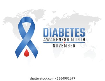 Flyers promoting diabetes awareness month or associated events may be made using vector pictures on the topic. design of a flyer, a celebration.