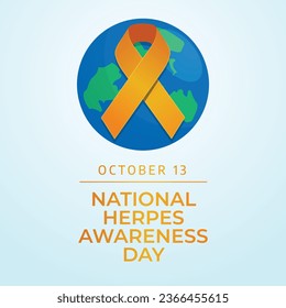 Flyers promoting National Herpes Awareness Day or associated events may be made using vector pictures concerning the occasion. design of a flyer, a celebration.